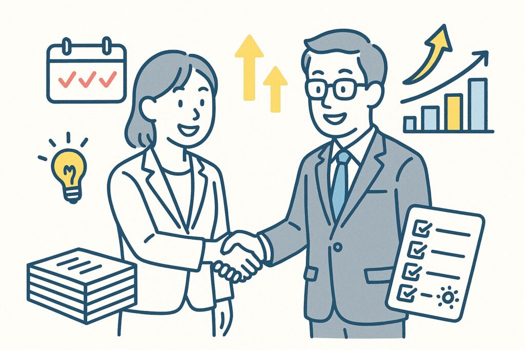 長期的に信頼を築くための習慣（改善ループ・期待値の継続把握・フィードバック受容）